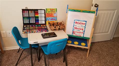 Make your home learning station in one area where things will be easy to access. | How I Set Up ...