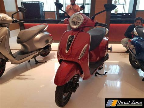 Bajaj Chetak Electric Scooter Revealed (10) - Thrust Zone