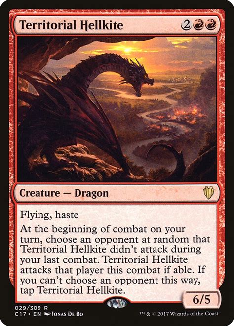 Territorial Hellkite · Commander 2017 (C17) #29 · Scryfall Magic The Gathering Search