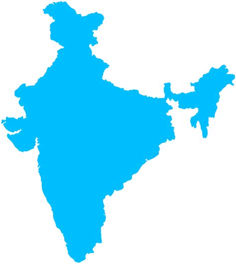 India Map Silhouette | Free vector silhouettes