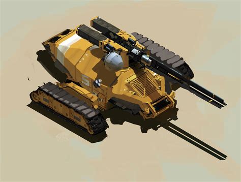 Desert Artillery - Deserts of Kharak - Concept Art - BBI - Fists of Heaven