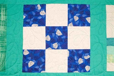 Nine Patch Quilt Block Pattern | FaveQuilts.com