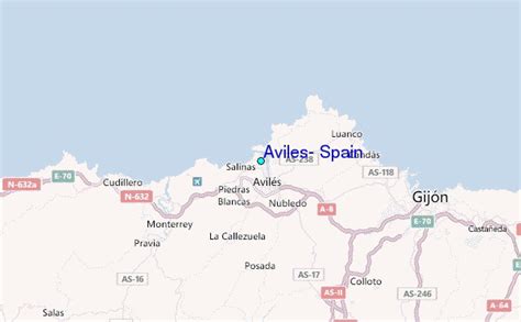 Aviles, Spain Tide Station Location Guide