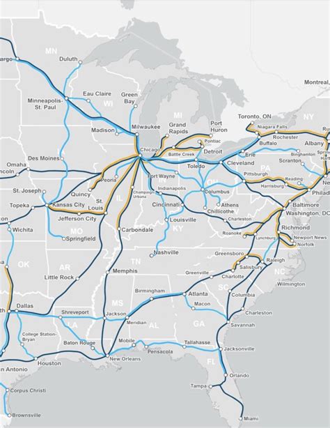 Amtrak routes - All Columbus Data