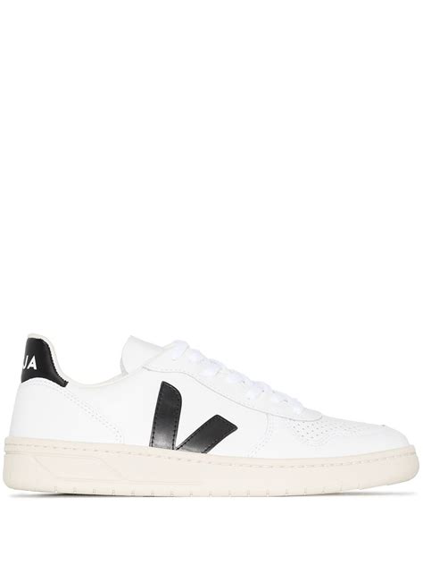 VEJA V-10 Leather low-top Sneakers - Farfetch