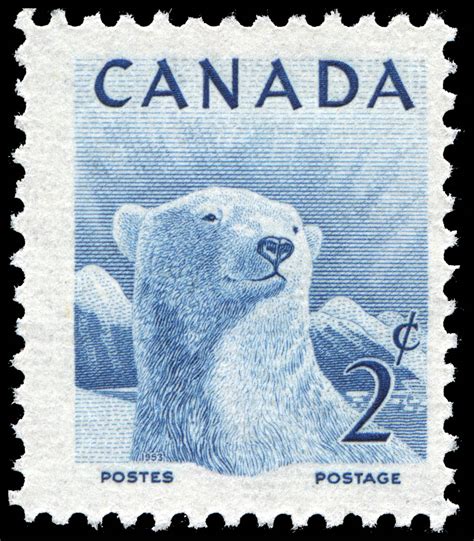 Polar Bear - Canada Postage Stamp | National Wildlife