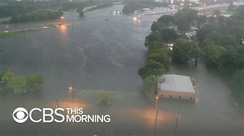 Historic flooding devastates Houston area - YouTube