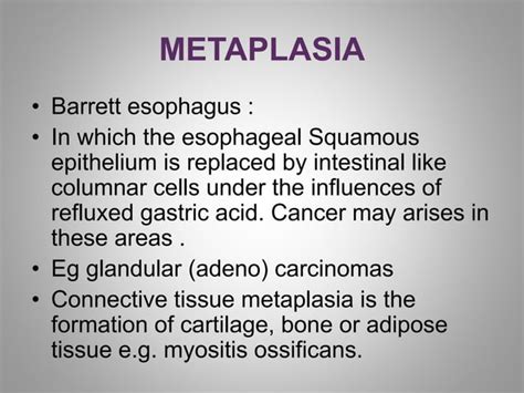 Metaplasia