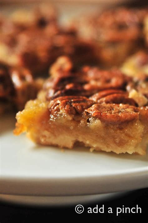 Southern Pecan Pie Bars - Cooking | Add a Pinch | Robyn Stone