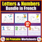 French Alphabet handwriting worksheets for Prek & K to trace & color ...