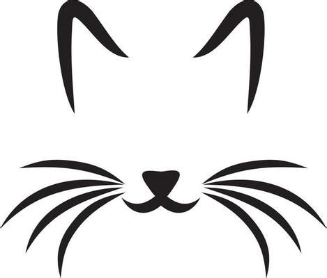 Cat Face Outline Vector Art, Icons, and Graphics for Free Download