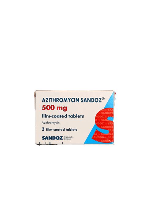 Sandoz Azithromycin 500mg Tab 3's - LifePlus Pharmacy