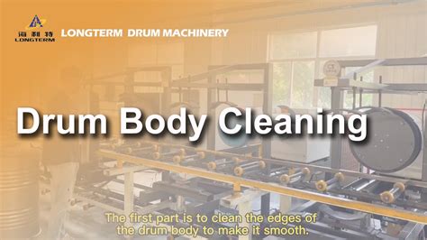 Drum Body Cleaning Machine - YouTube