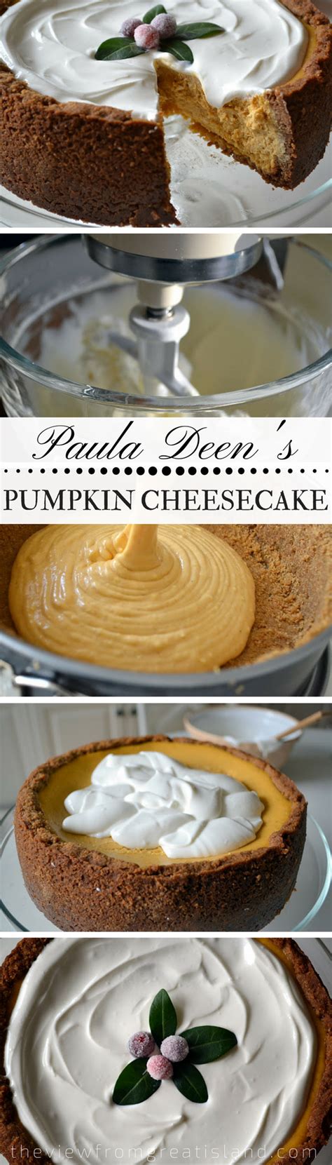 Paula Deen's Pumpkin Cheesecake • The View from Great Island