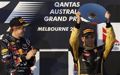 Vitaly Petrov gets his first and only podium - 2011 Australian Grand ...