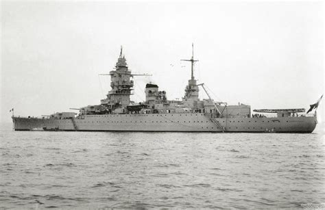 MNF Dunkerque - the lead ship of the Dunkerque class of battleships built for the French Navy in ...