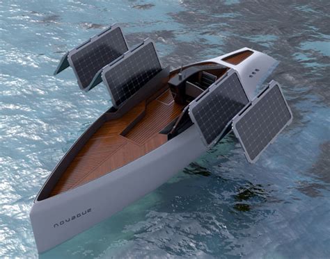 Novague Yacht Features Huge Solar Panel Wings - Tuvie