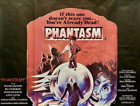 Original Phantasm Movie Poster - Angus Scrimm - Horror - Don Cascarelli