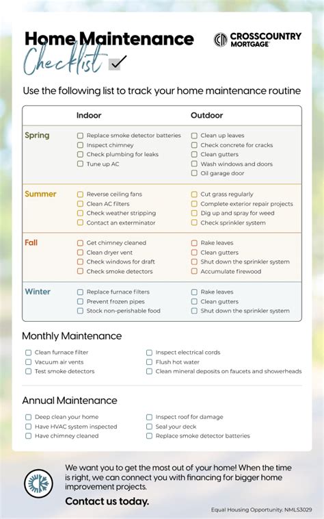 The Seasonal Home Maintenance Checklist | CrossCountry Mortgage