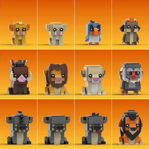 LEGO MOC The Lion King Brickheadz Collection by DrBrickheadz ...