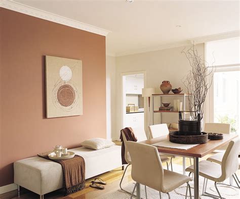 Brown feature wall - Inspirations Paint | Living room wall color ...