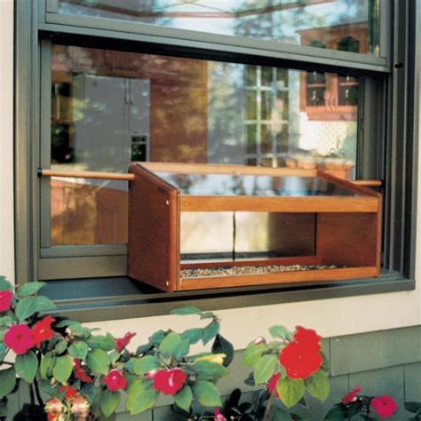 Coveside Conservation Wood Window Platform Bird Feeder at Lowes.com