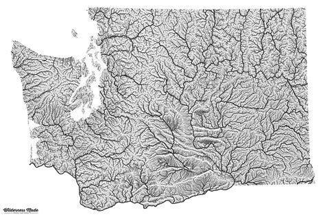 Washington State Rivers Map - Draw A Topographic Map