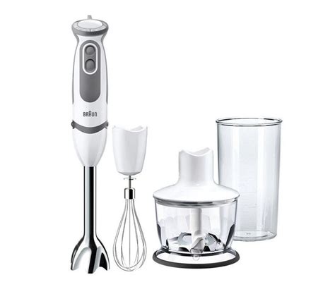 Braun MultiQuick 5 Vario MQ5235 Hand Blender, Sauce Mixer, BPA-Free Plastic Beaker - White/Grey ...