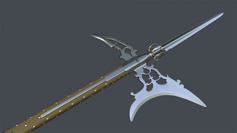 Swiss royal halberd — polycount