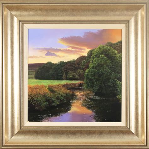 Michael James Smith | Original oil painting on panel, Evening on the ...