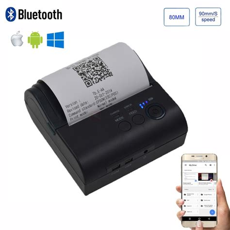 80mm Bluetooth Thermal POS Receipt Printer Android iOS Windows Ubereats Deliveroo Foodpanda ...