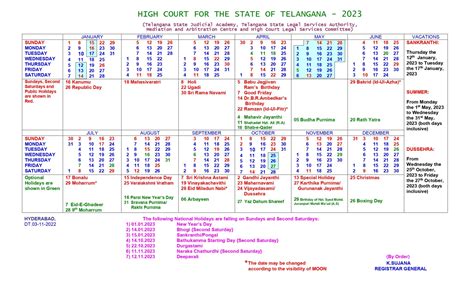 Delhi District Court Calendar 2024 - Bobby Christa