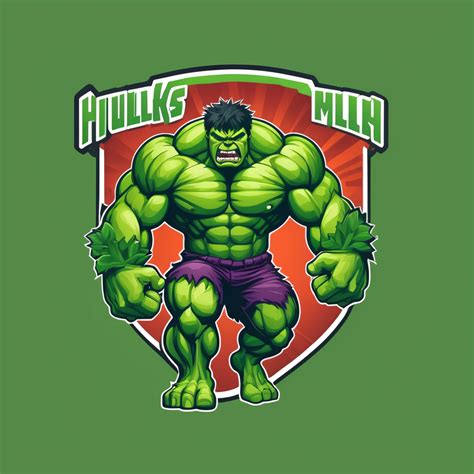 Premium Free ai Images | vector hulk smash mascot logo gaming bright colors gaming logo vector image