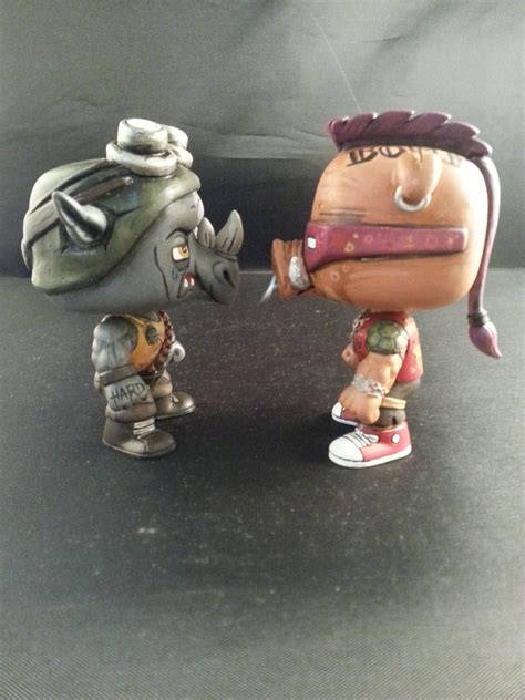 Custom Funko Pop! Bebop and Rocksteady on Storenvy