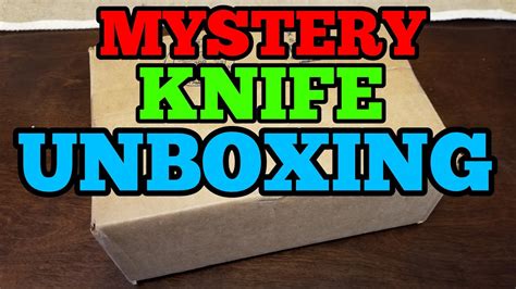 Mystery Knife Unboxing - YouTube