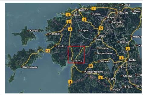 -Study area: western Estonia, Pärnu region | Download Scientific Diagram