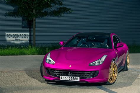 Pink Ferrari GTC4Lusso Goes Against Ferrari Brand Rule