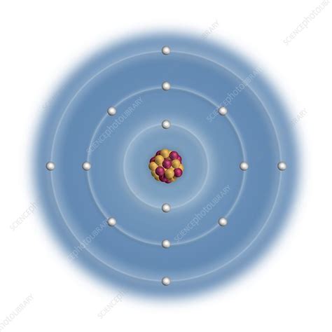 Silicon, atomic structure - Stock Image - C023/2477 - Science Photo Library