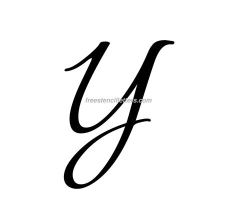 Cursive Letter Y | AlphabetWorksheetsFree.com