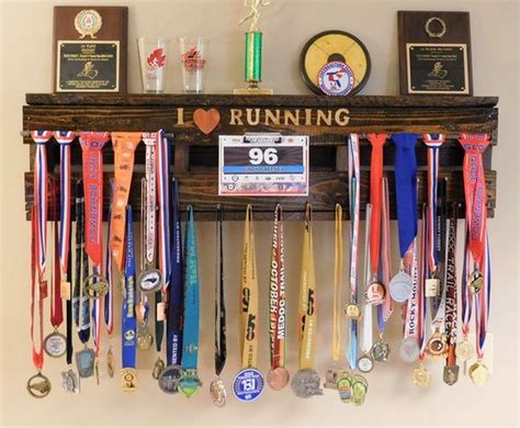 DIY Medal Display Rack - DIY projects for everyone! | Running medals, Running medal display ...