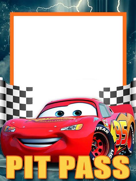 Lightning McQueen Invitation Template Free