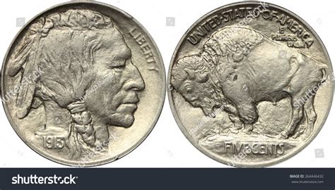 Buffalo Nickel Stock Photo 264446432 : Shutterstock