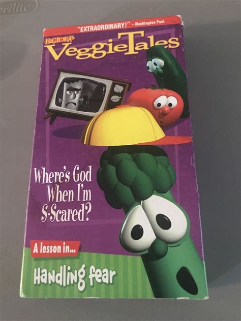 VeggieTales - Where's God When I'm S-Scared VHS, 1993 A Lesson in Handling Fear 45986021243 | eBay