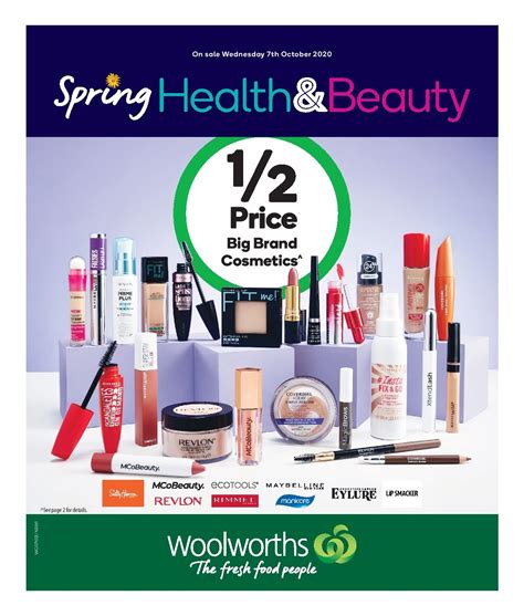 Woolworths Health & Beauty Catalogue 7 October – 13 October 2020