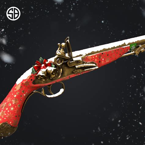 ArtStation - Flintlock Pistol Christmas Skin 2021