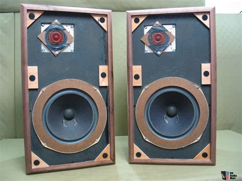 Large Advent Speakers (Solid Black Walnut Beveled Wood Cabinets) Pro Re-Foamed Photo #2647516 ...