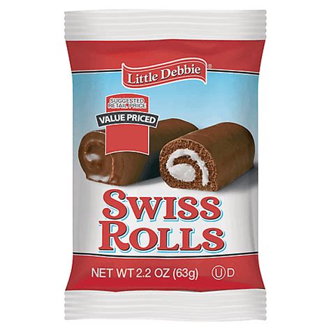 Little Debbie Swiss Rolls 2.2 oz | Doughnuts, Pies & Snack Cakes ...