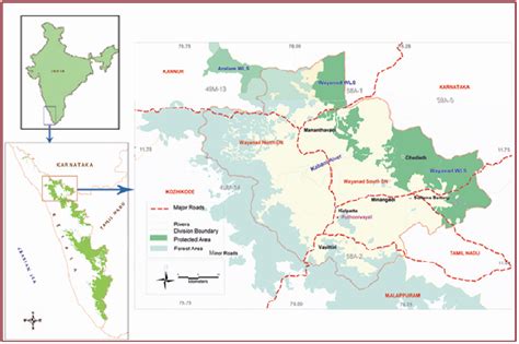 Wayanad Wildlife Sanctuary Map - Bobbie Stefanie