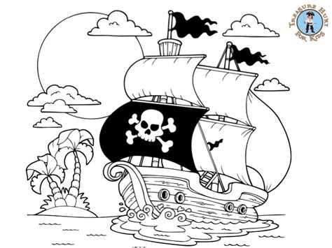 Printable Coloring Pages And Pirate Ships