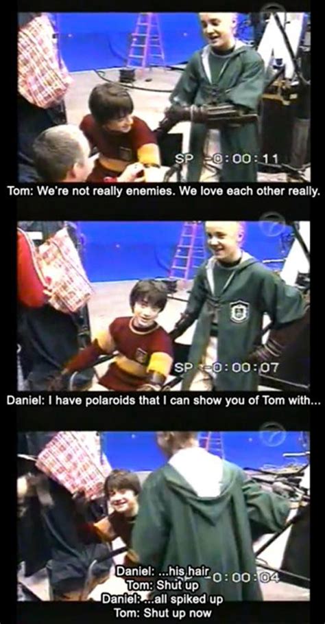 funny pictures, behind the scenes of harry potter - Dump A Day